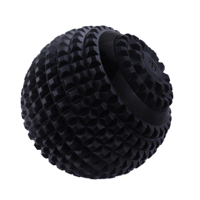 Electric Massage Yoga Ball 4-Speed Vibrating Massage Ball USB Rechargeable Massage Roller Training Yoga Fitness Foam Roller