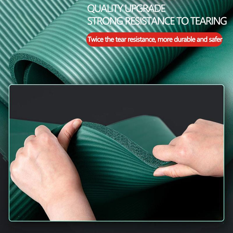 Extra Thick Exercise Yoga Mat - Extra Large!
