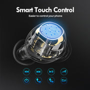 IPX8 Waterproof Headphones Bluetooth 5.0 with 2600mAh Charging Case