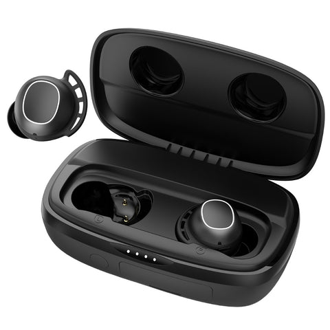 IPX8 Waterproof Headphones Bluetooth 5.0 with 2600mAh Charging Case
