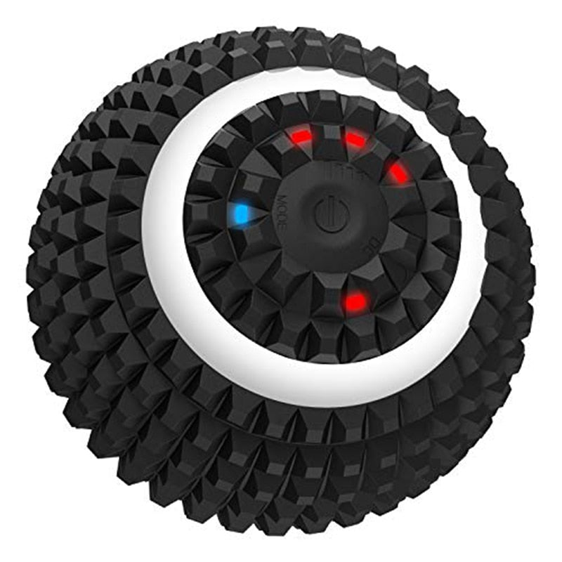 Electric Massage Yoga Ball 4-Speed Vibrating Massage Ball USB Rechargeable Massage Roller Training Yoga Fitness Foam Roller