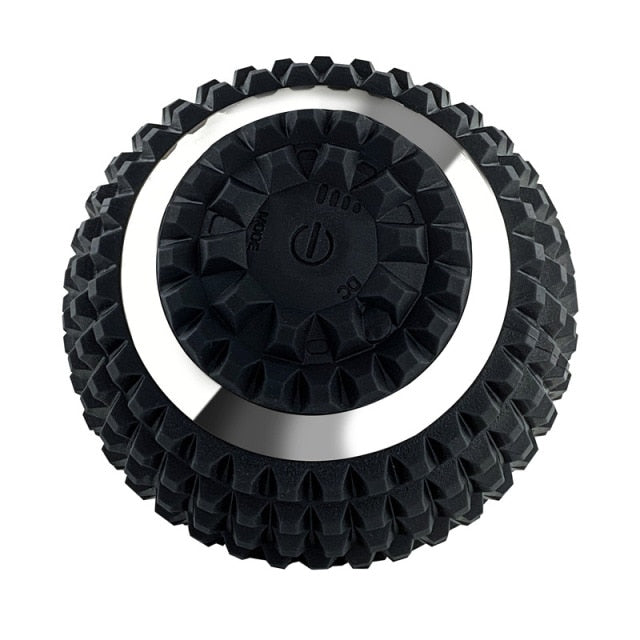 Electric Massage Yoga Ball 4-Speed Vibrating Massage Ball USB Rechargeable Massage Roller Training Yoga Fitness Foam Roller