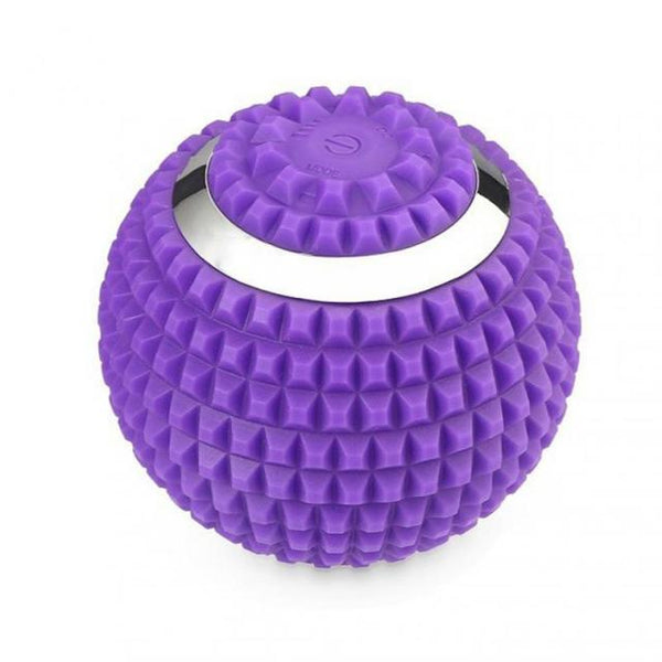 Electric Massage Yoga Ball 4-Speed Vibrating Massage Ball USB Rechargeable Massage Roller Training Yoga Fitness Foam Roller