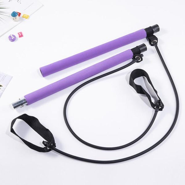 Pilates Stick Yoga Pilates Bar Portable Resistance Bands Exercise Toning Bar