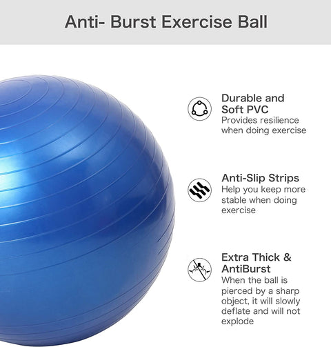 Sport Yoga Balls Gym Fitball Exercise Pilates Workout Fitness Balance Ball