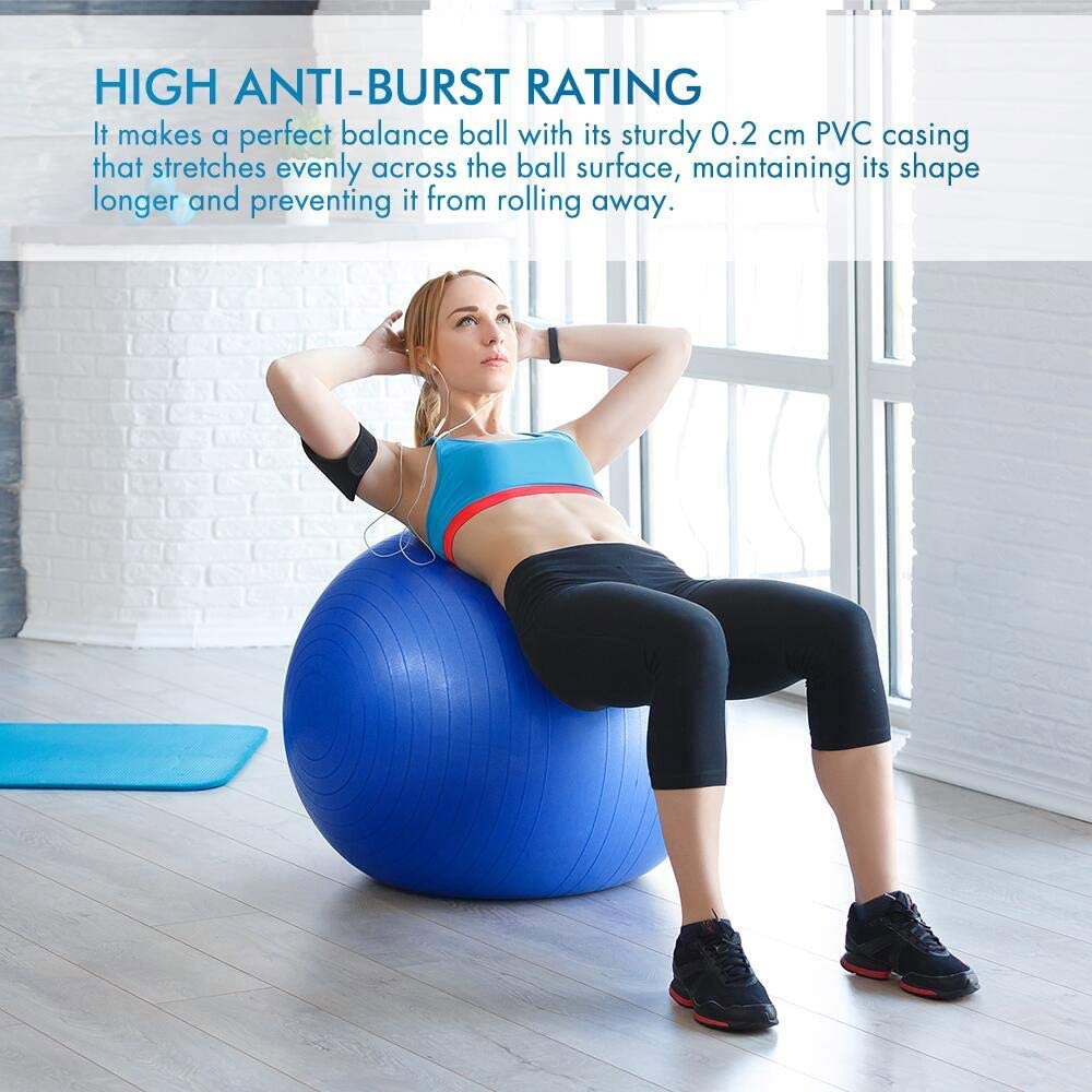 Sport Yoga Balls Gym Fitball Exercise Pilates Workout Fitness Balance Ball