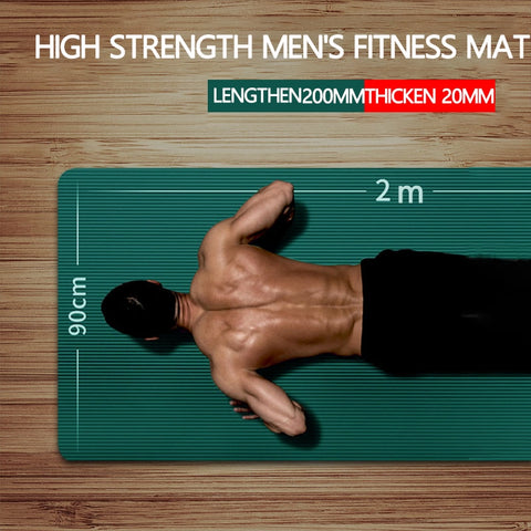 Extra Thick Exercise Yoga Mat - Extra Large!