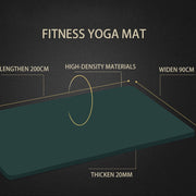 Extra Thick Exercise Yoga Mat - Extra Large!