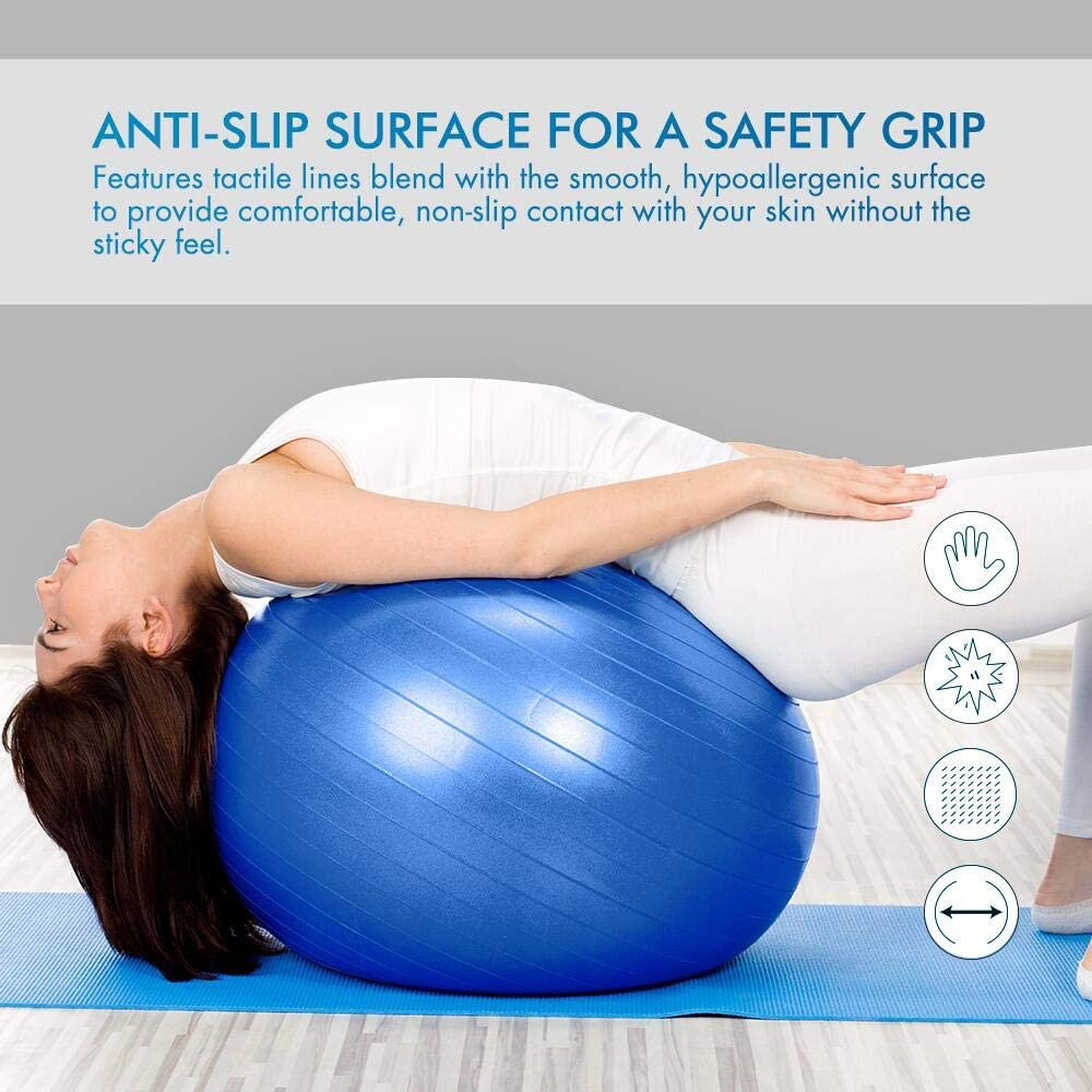 Sport Yoga Balls Gym Fitball Exercise Pilates Workout Fitness Balance Ball